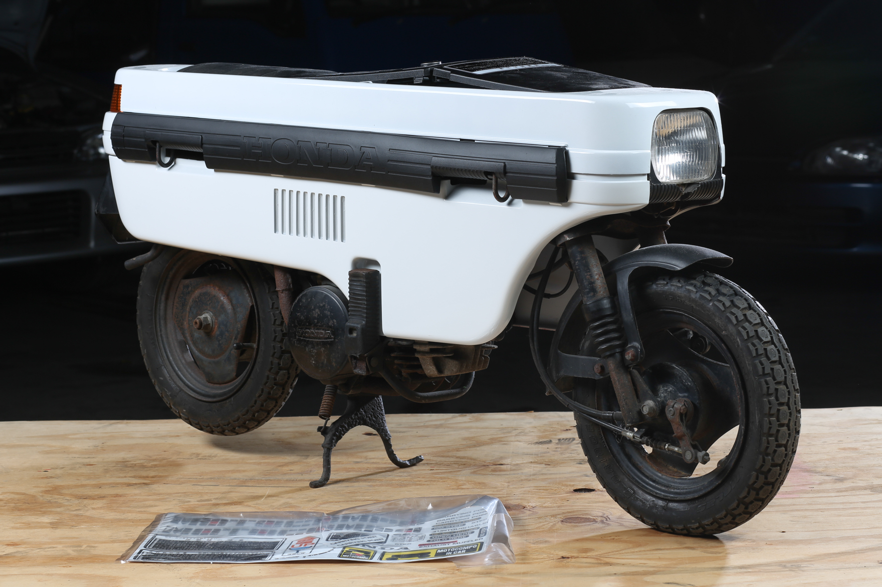 1982 Honda Motocompo White